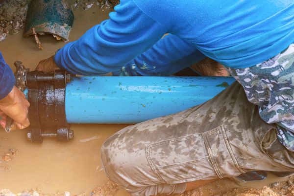 Underground Water Line Repair in Greensburg